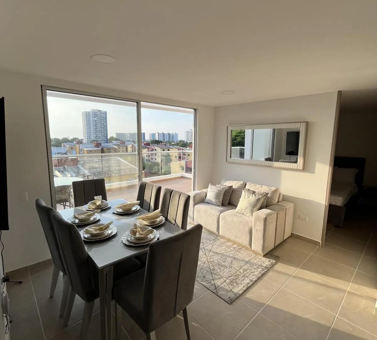 Apartment With Large Balcony Cartagena 콜롬비아